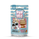 Сладолед за кучета Pup Ice Waffle Cones Vanilla & Peanut Butter 2 броя фунийки с Ванилия и фъстъчено масло